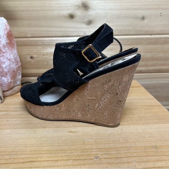 Fergalicious Wooden Wedge Heels - Picture 2 of 4